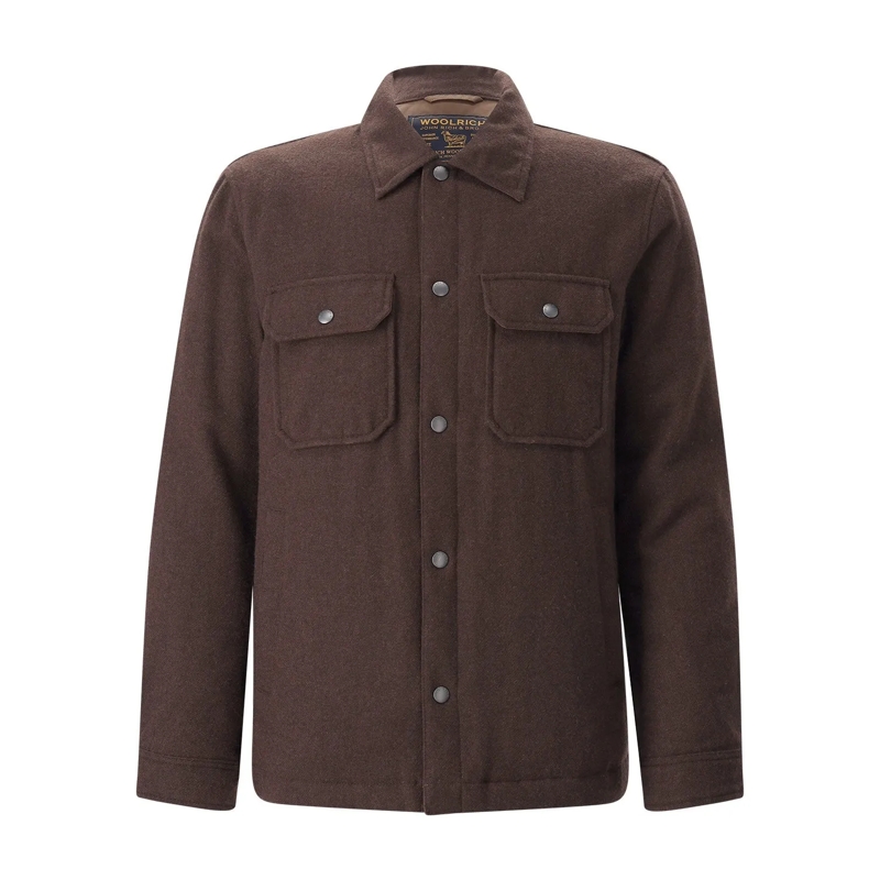 Woolrich veste Jacke Alaskan mit Daunen braun