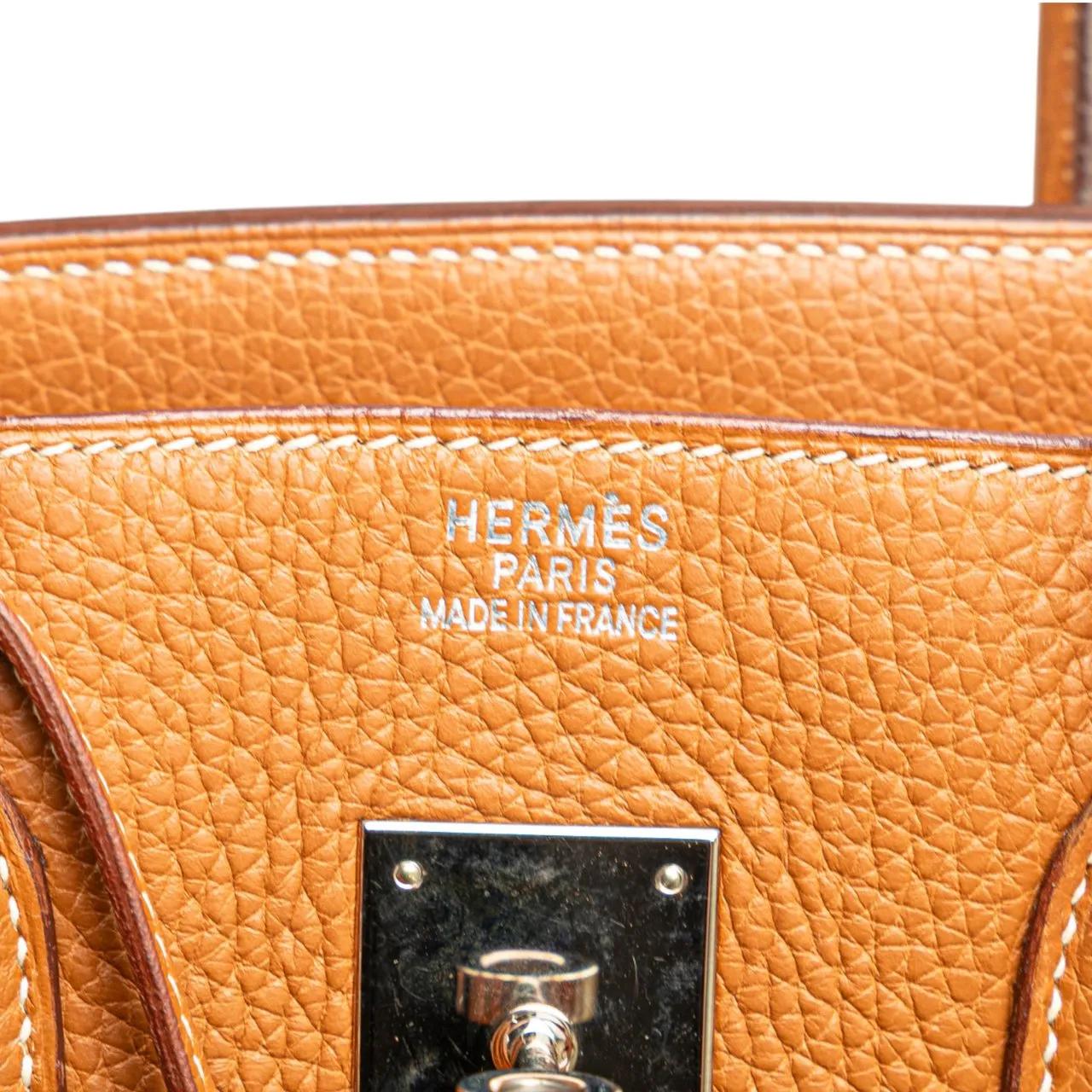 Thumbnail - Hermès Crossbody Bags - Clemence Birkin Retourne 35 - Gr. unisize - in Braun - für Damen