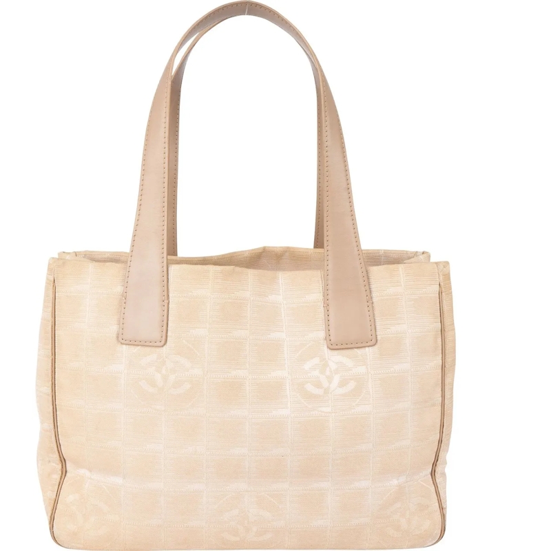 Chanel Sac à bandoulière Chanel Travel Line Monogram Handbag beige