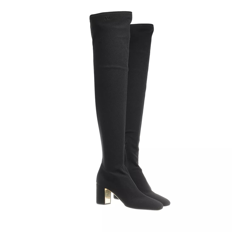 Valentino Garavani Overknee-Boots Boots Leather Black