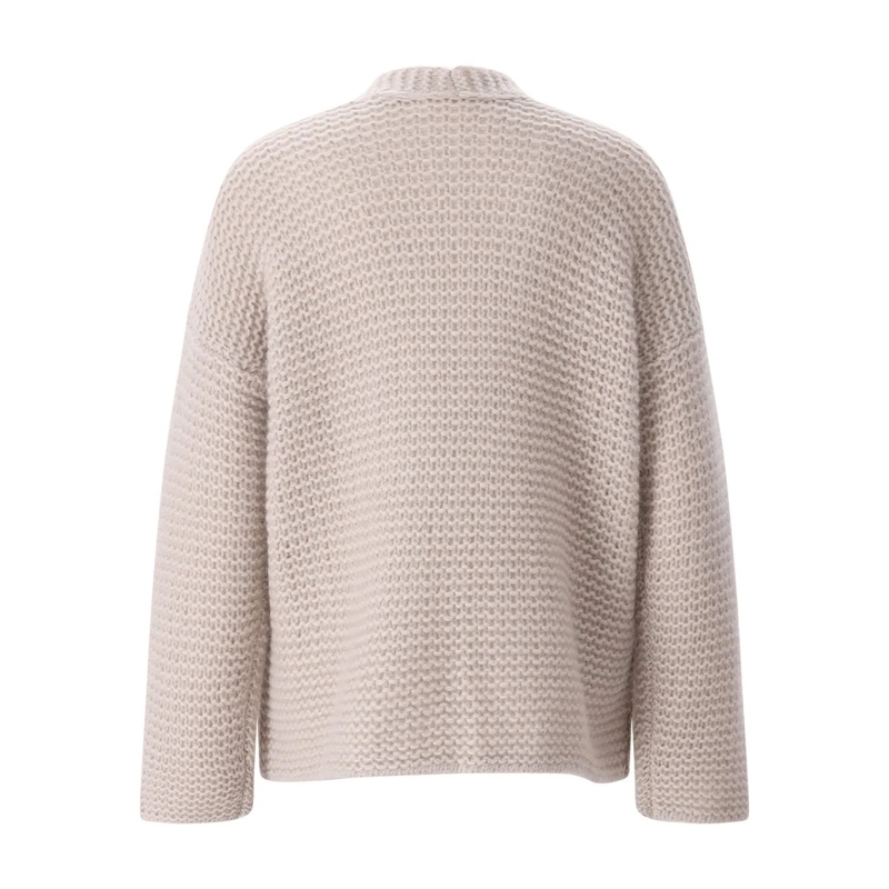 Sminfinity Strickjacke Strickjacke aus Kaschmir & Seide blau(Image 2)