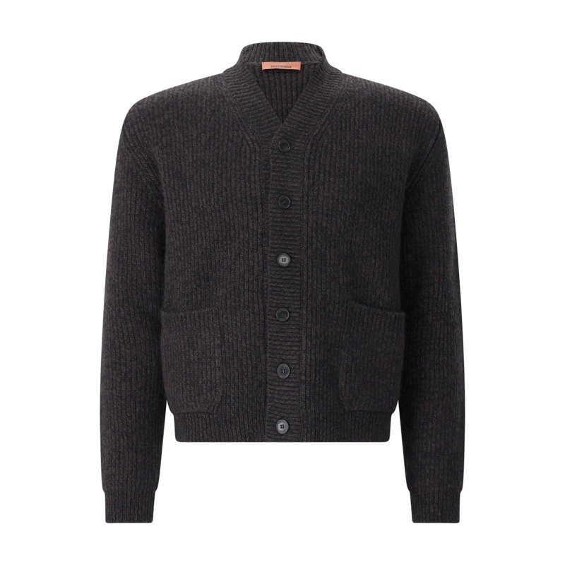 Missoni Cardigan Strickjacke aus Wollmix braun