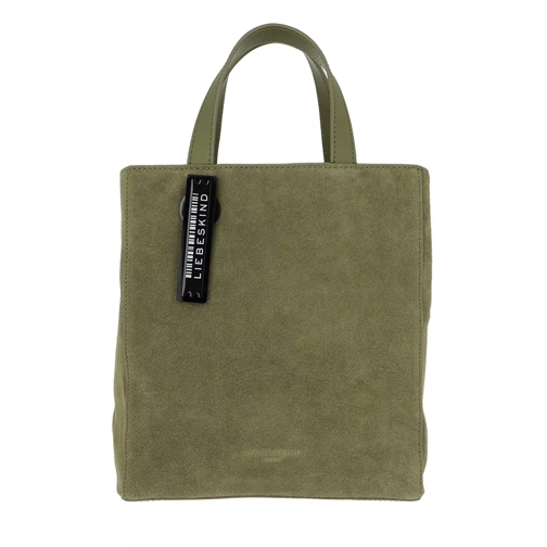 Liebeskind Berlin Paperbag Tote Small Suede Moss Tote