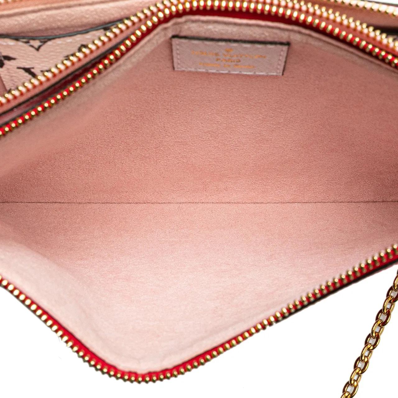 Thumbnail - Louis Vuitton Hobo Bags - Limited Edition Monogram Giant Double Zip Pochette - Gr. unisize - in Rot - für Damen