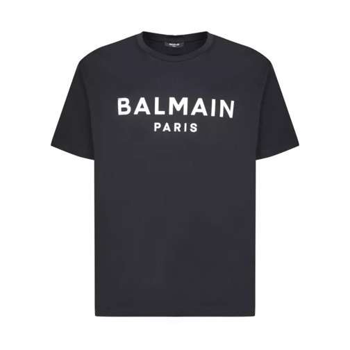 Balmain Front Logo Black T-Shirt Black 