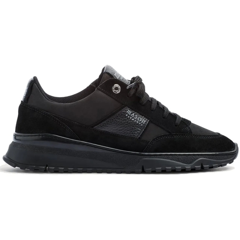 Mason Garments Low-Top-Sneaker Tia Runner Blackout schwarz