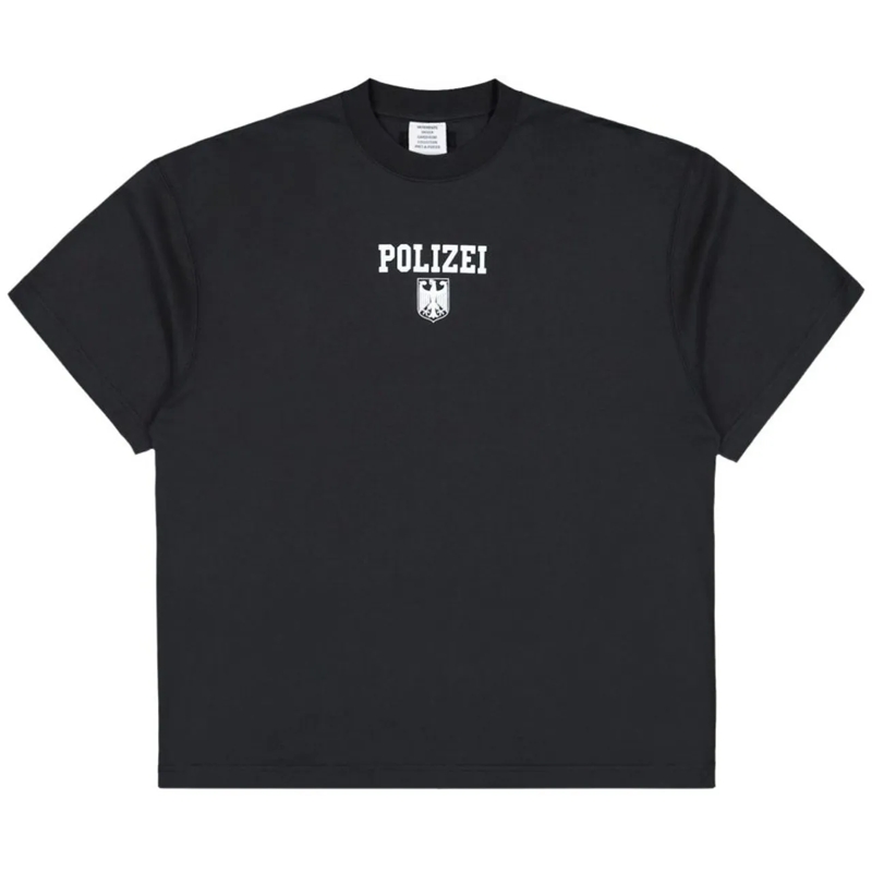 Vetements T-shirt T-Shirts And Polos Black schwarz