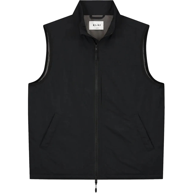 ØLÅF  olaf Nylon Vest Bodywarmers Zwart M190501 schwarz(Image 3)