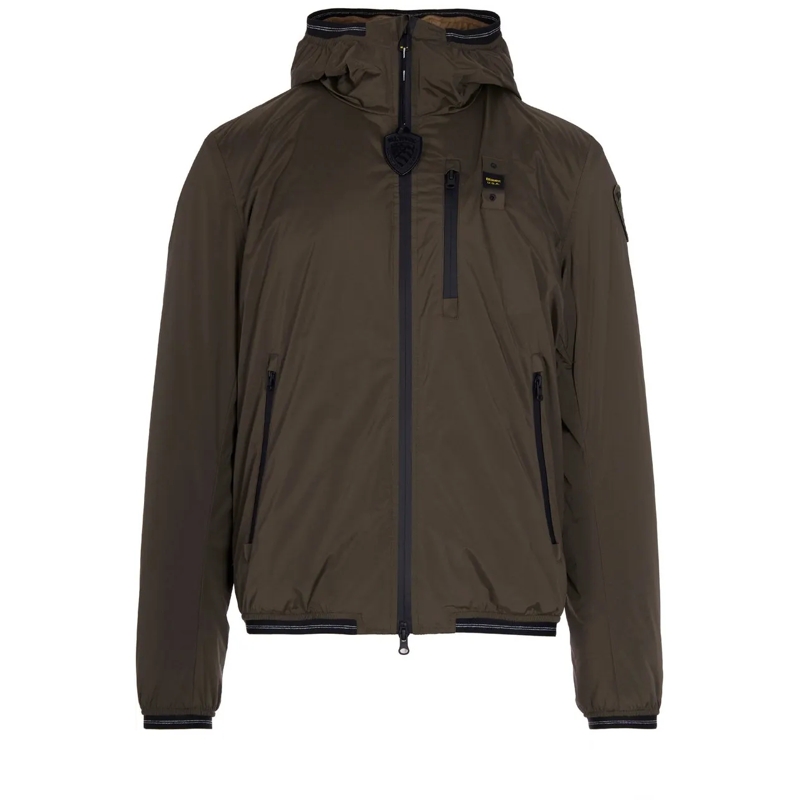 Blauer Daunenjacke Coats Verde Bosco grün