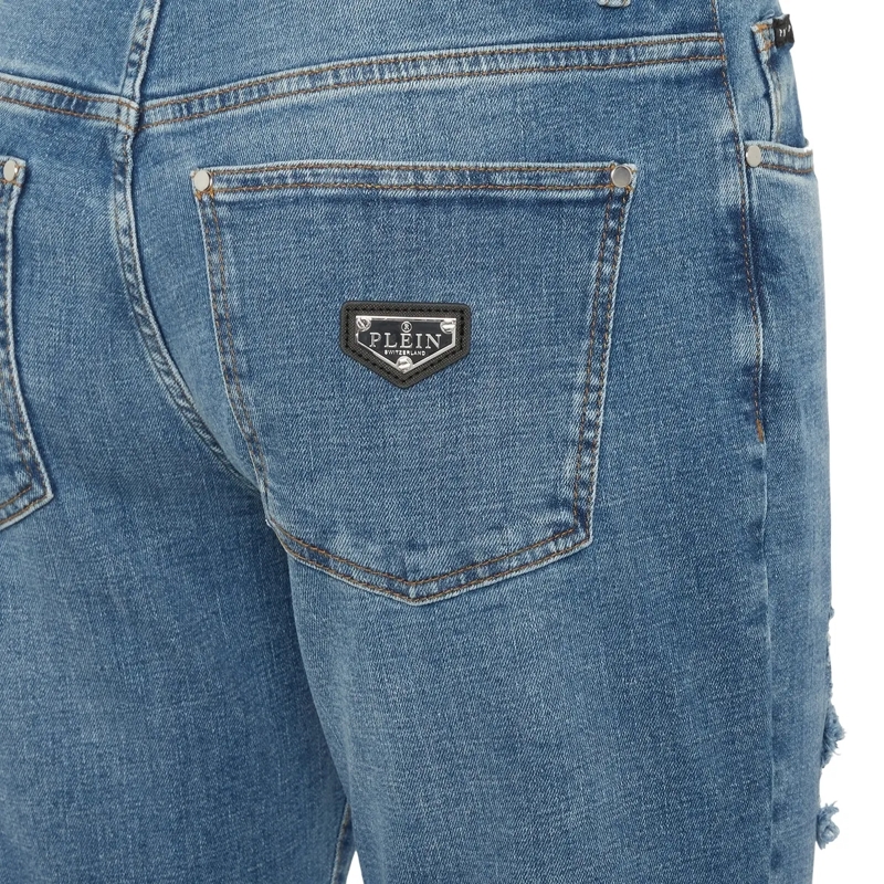 Philipp Plein Skinny-Leg-Jeans Schlanke Passform jeansblau(Image 2)