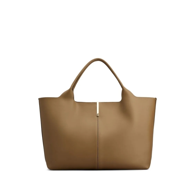 Tod's Tote Tote Bag In Smooth Tobacco Brown Brown