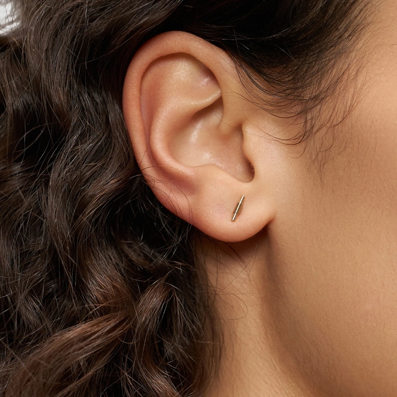 Liebeskind Berlin Ohrstecker Edelstahl Twist gold(Image 2)