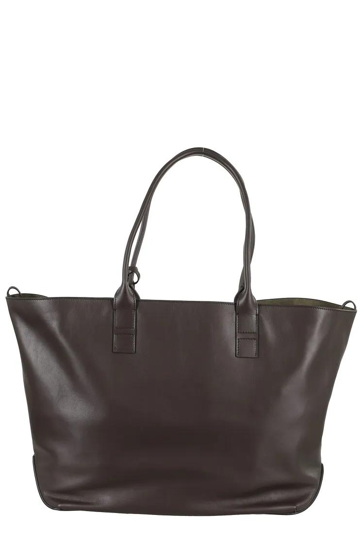 Hogan Shoppers & Totes Address Shopping Media Pelle in grijs