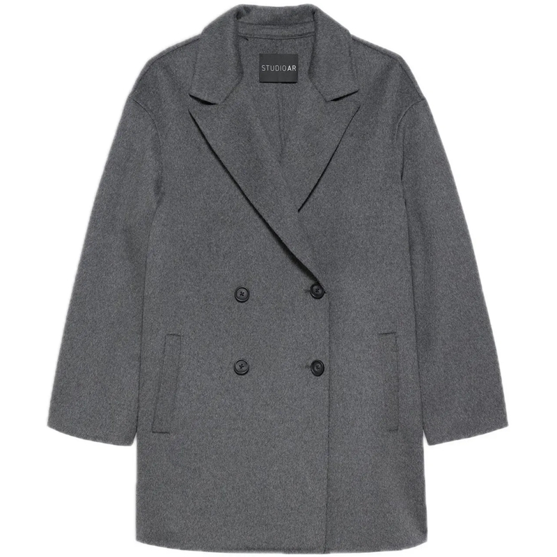 STUDIO AR Trenchcoat Merel grau