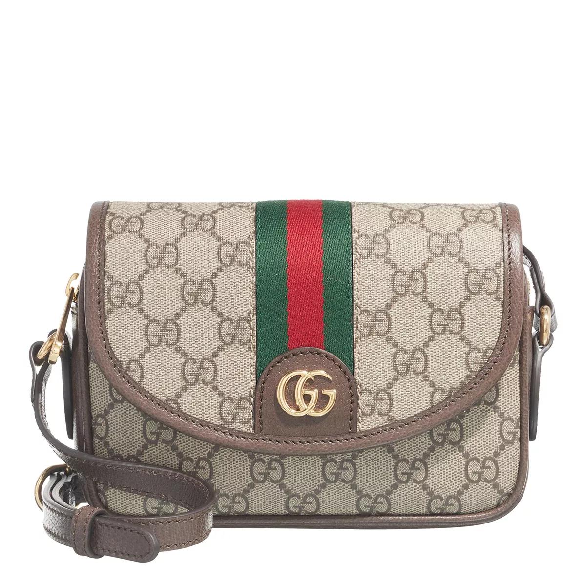 Gucci Crossbody Bags - Ophidia Mini Shoulder Bag - Gr. unisize - in Beige - für Damen