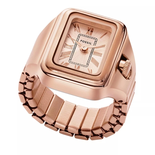 Fossil Raquel Watch Ring Two-Hand Rose Gold-Tone Stainles Rosegold Orologio ad anello