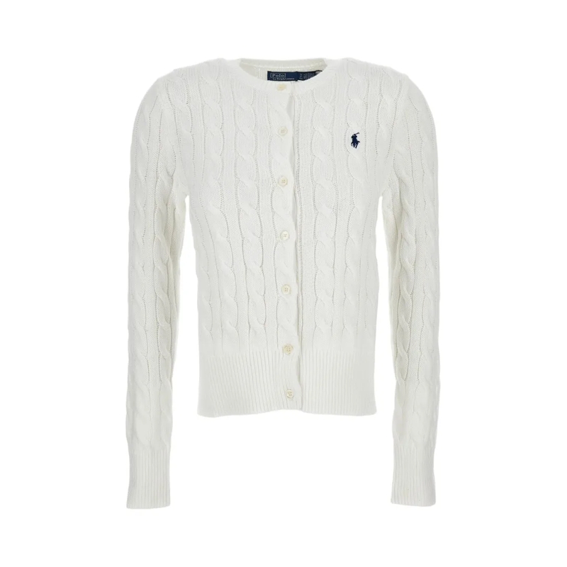 Polo Ralph Lauren Trui Long-Sleeved Cardigan White
