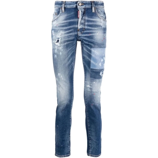 Dsquared2  pantalone 5 tasche lightblue blau