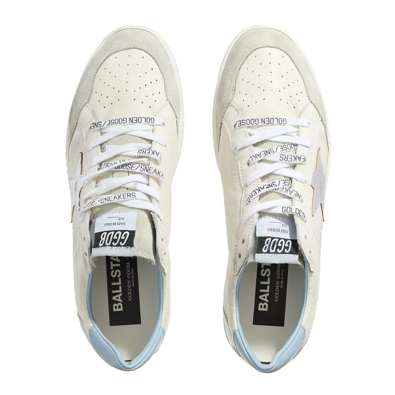 Golden Goose Sneaker basse Golden Low Top Sneakers White Blue Fog(Image 7)