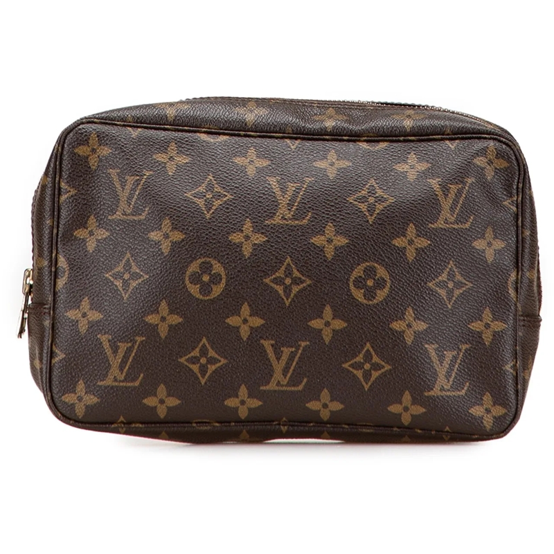 Louis Vuitton Pochette Monogram Trousse Toilette 23 braun