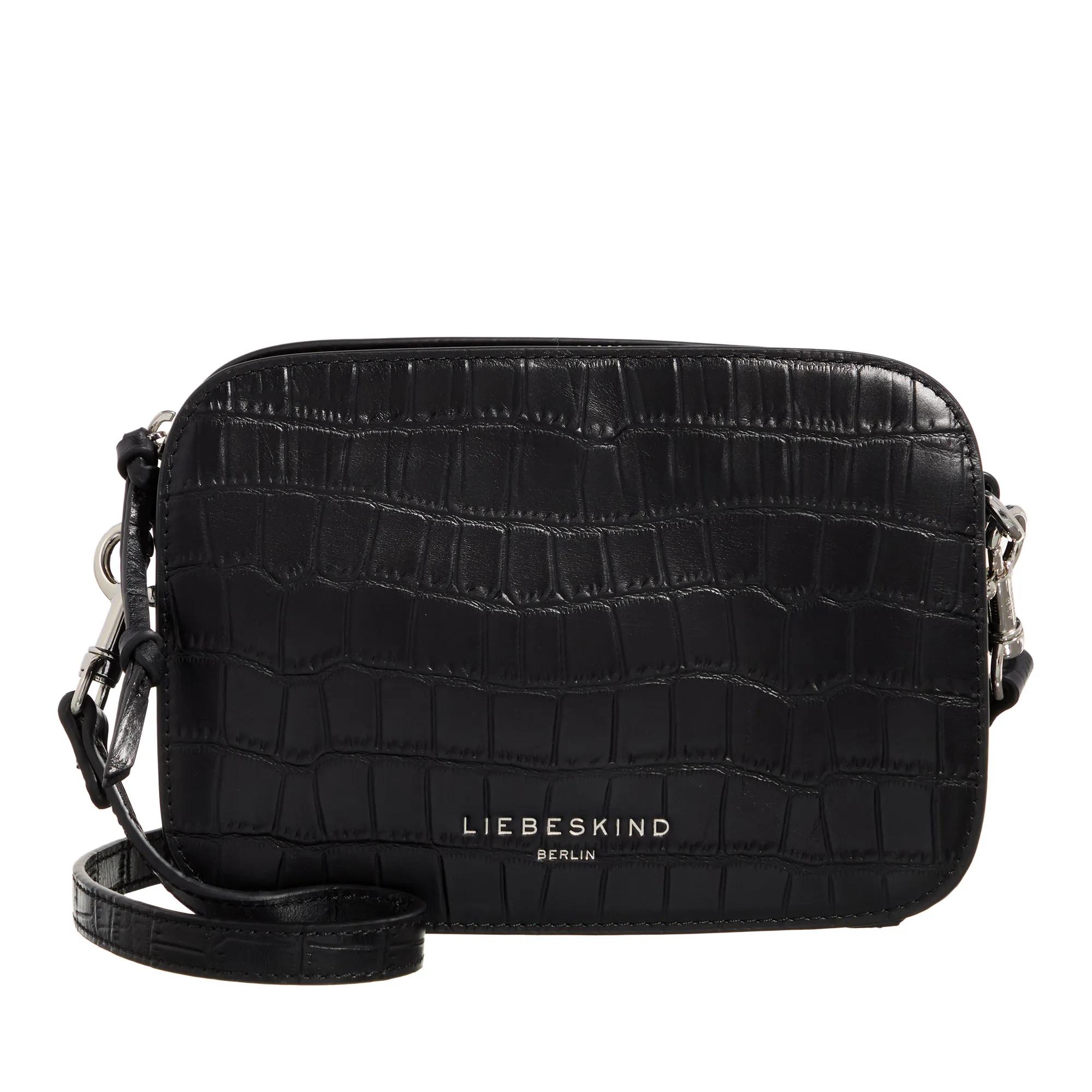 Liebeskind Berlin Crossbody Bags - Seasonal Noos New Croco - Gr. unisize - in Schwarz - für Damen