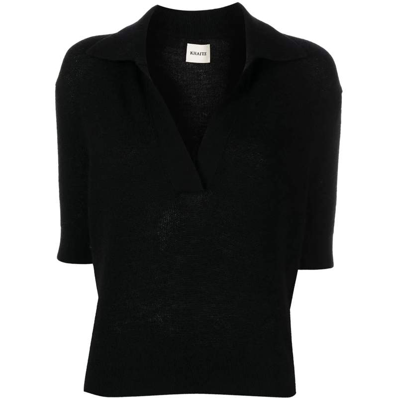 Khaite Polohemd T-Shirts And Polos Black schwarz