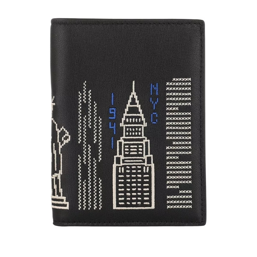 Coach Passport Case In Smooth Leather With Stardust City Black Multi Paspoorthouder