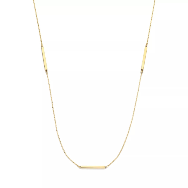 Isabel Bernard Collier court Le Marais Jolie 585 Gold Kette Gold
