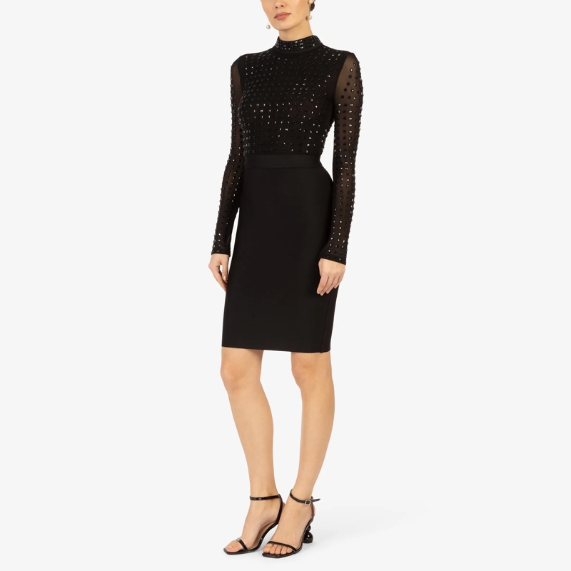 Kraimod Cocktailkleid Bandagekleid schwarz(Image 3)