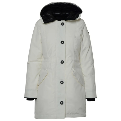 Canada Goose Rossclair' White Nylon Parka White Parka Jassen