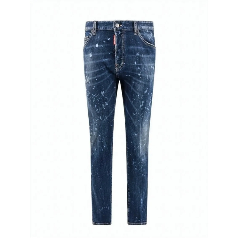 Dsquared2 Jeans Distressed Blue Jeans White