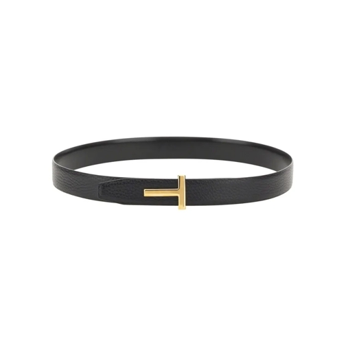 Tom Ford Gürtel Reversible T Line Belt Black