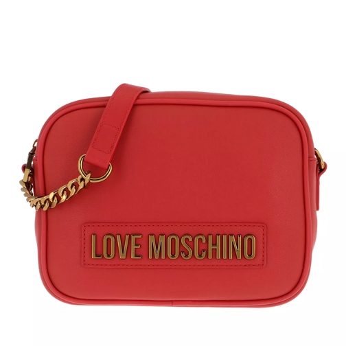 Love Moschino Camera Bag Smooth   Rosso Crossbody Bag