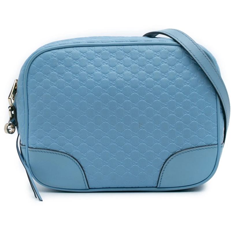 Gucci Sac à bandoulière Mini Microguccissima Bree Crossbody blau