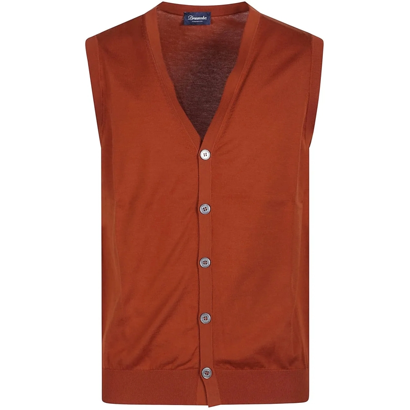 Drumohr Weste Vest Red rot