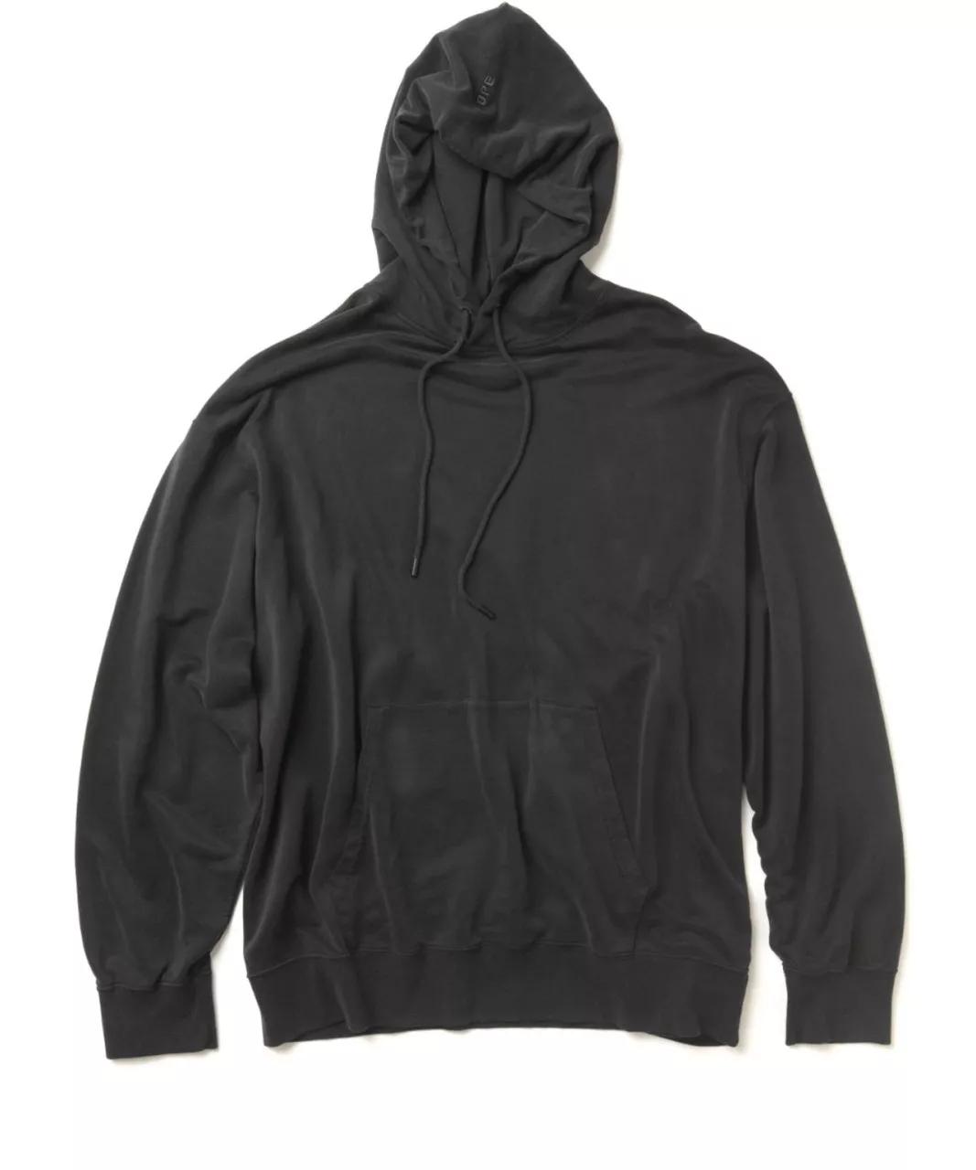 Thumbnail - Hope - HOPE Schwarzer Cupro Hoodie - Größe 40/48 - multi