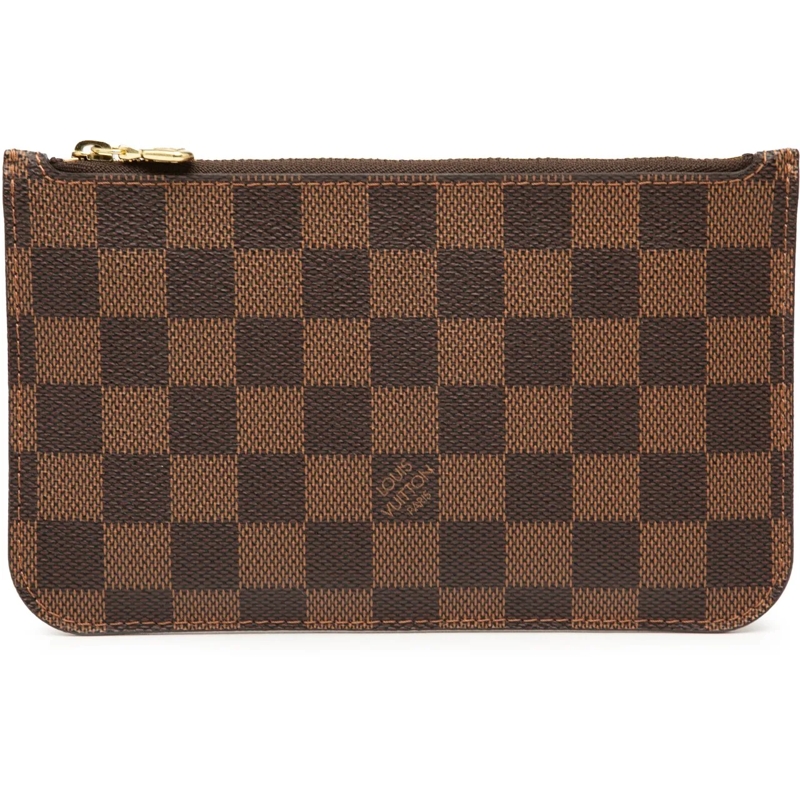 Louis Vuitton Necessaire Damier Ebene Neverfull PM Pouch braun