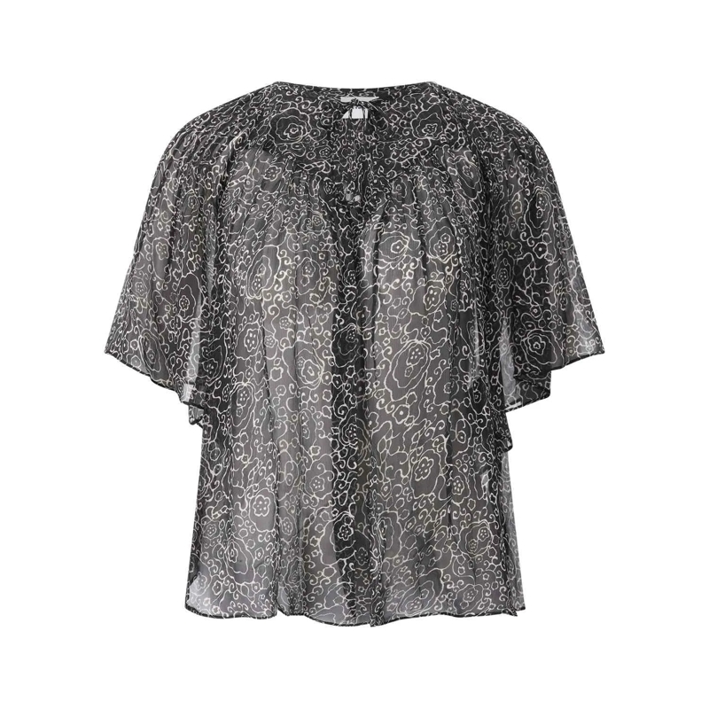 Isabel Marant Bluse Blusenshirt Neslya Schwarz