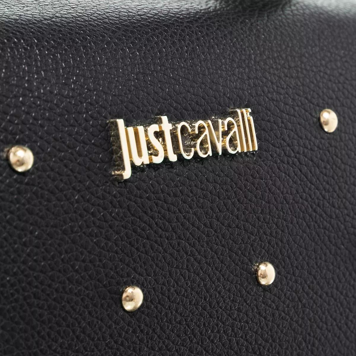 Just Cavalli Satchels Range R Tiger Studs Sketch 1 Bags in zwart