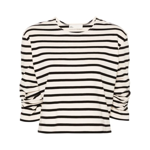 Tory Burch T-shirts Striped T-Shirt White