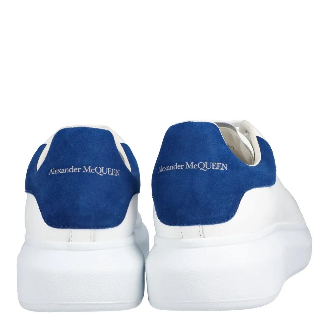 Thumbnail - Alexander McQueen Low-Top Sneaker - White/Paris Blue Oversized Sneakers - Gr. 43,5 (EU) - in Weiß - für Damen