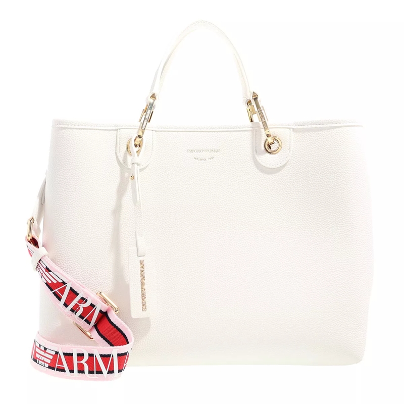 Emporio Armani Fourre-tout S33 Shopping Bag White