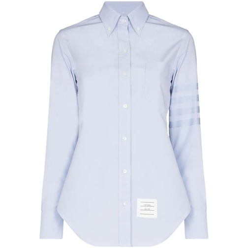 Thom Browne Hemden Classic Point Collar Shirt Blue