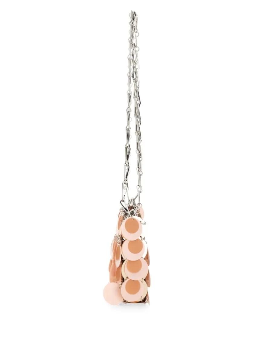 Paco Rabanne Hobo bags "Sparkle Nano" Bag in roze