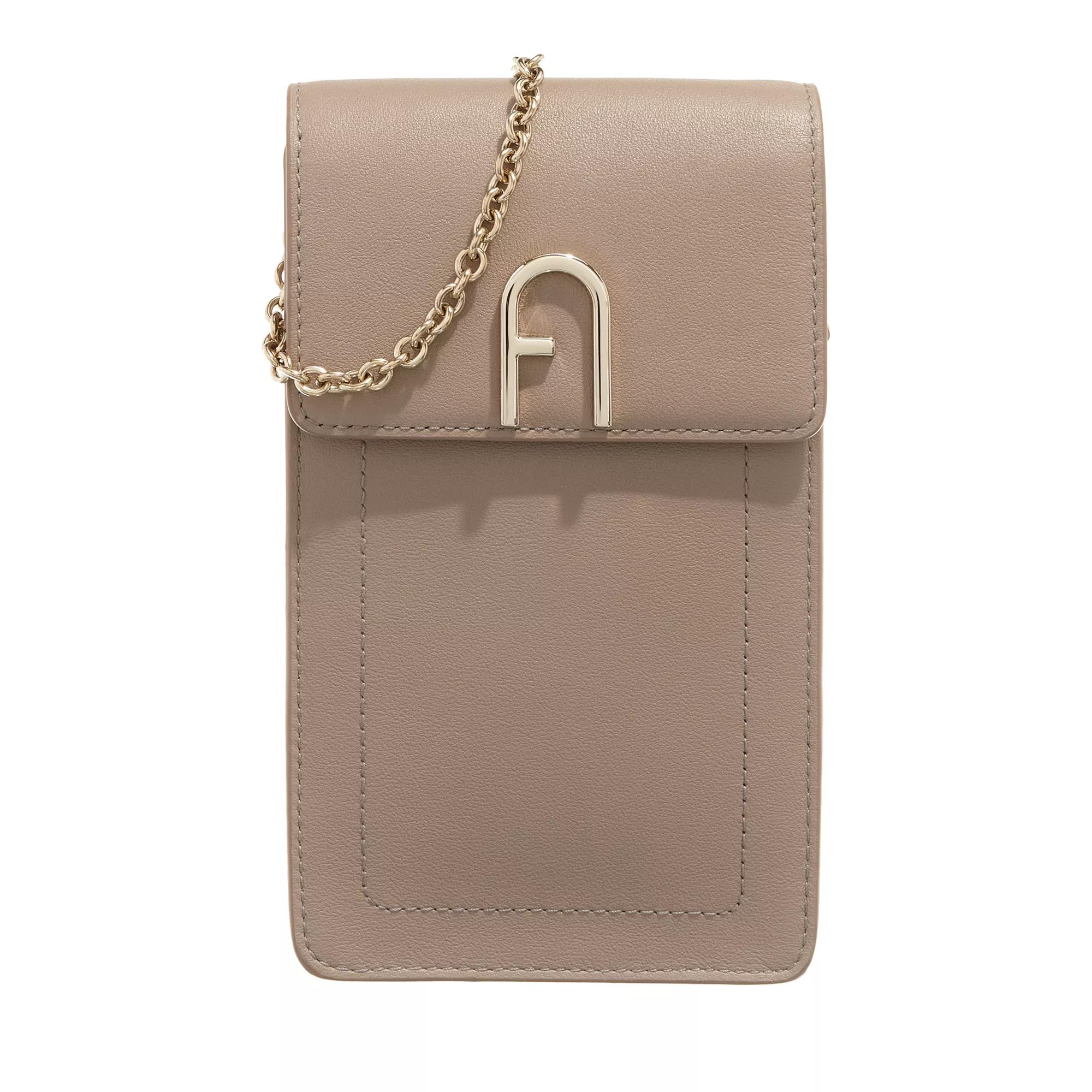 Furla Crossbody Bags - Furla Flow Vertical Crossbody - Gr. unisize - in Beige - für Damen