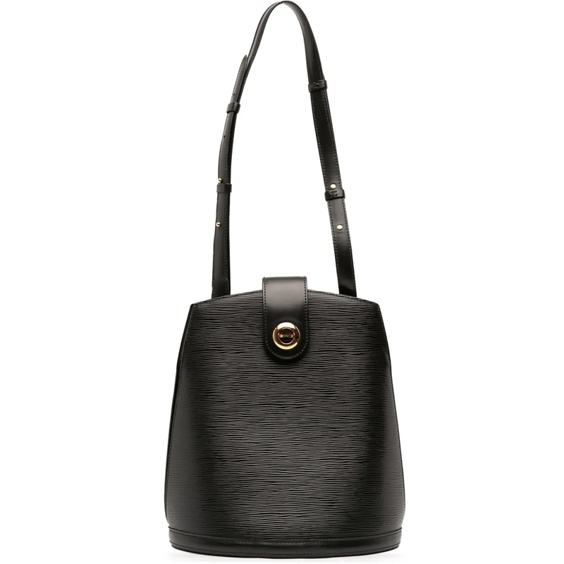 Louis Vuitton Schultertasche Epi Cluny schwarz