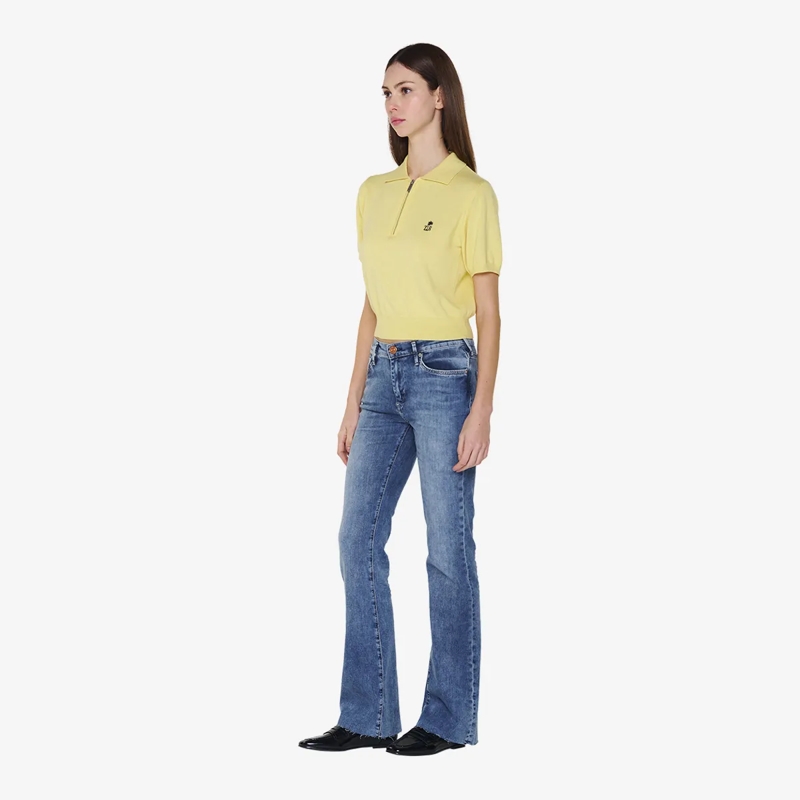 True Religion Pullover Poloshirt gelb(Image 3)