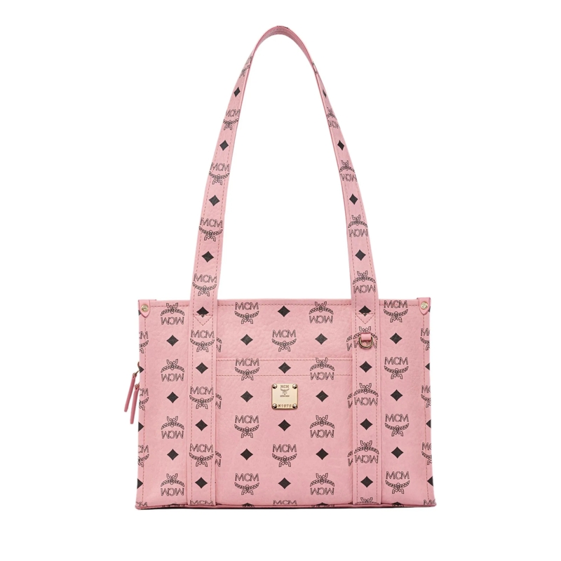 MCM Fourre-tout Aren Vi Mcm School Bag Tote Sm, One Size Soft Pink