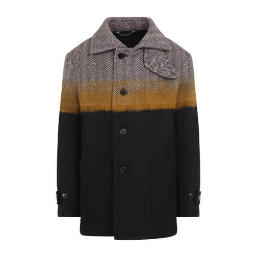 Dries Van Noten Übergangsjacke Ranner Bis Coat Brown