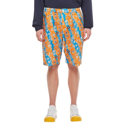 Marni Legere Shorts Trousers Orange Multicolor